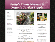 Tablet Screenshot of pattysplants.com
